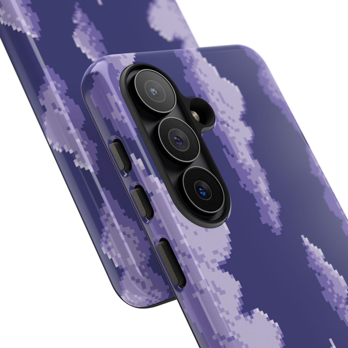 Lilac Pixel Cloud Tough Phone Case for Samsung