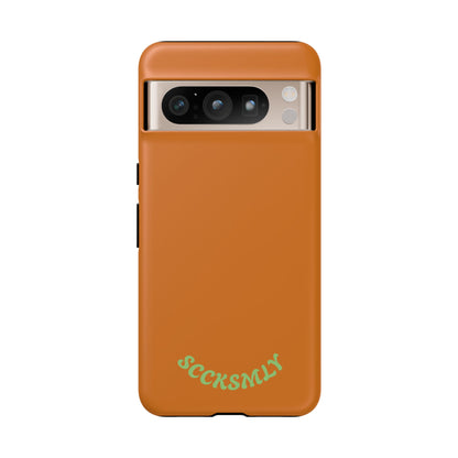 SOLID Terracotta Coal Tough Case for Google Pixel