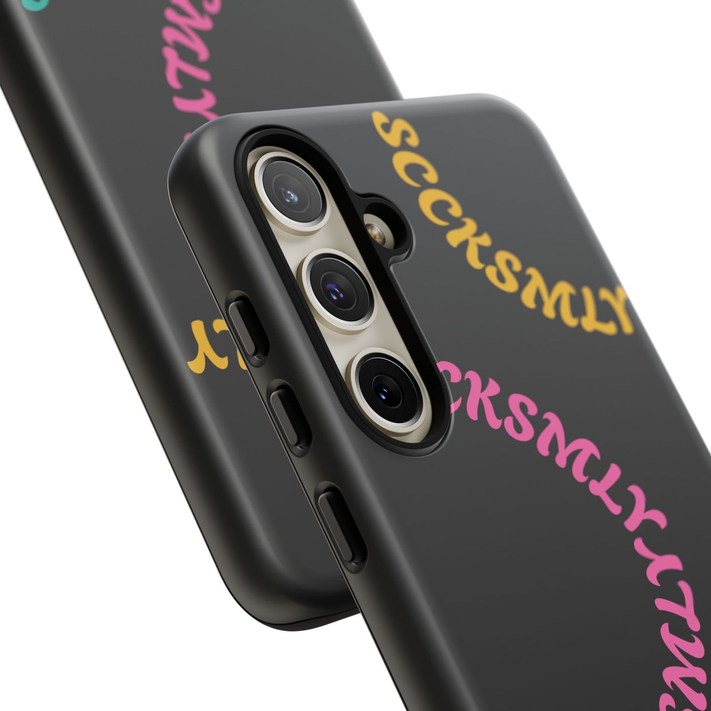 Y2K Wavy Script Tough Case for Samsung