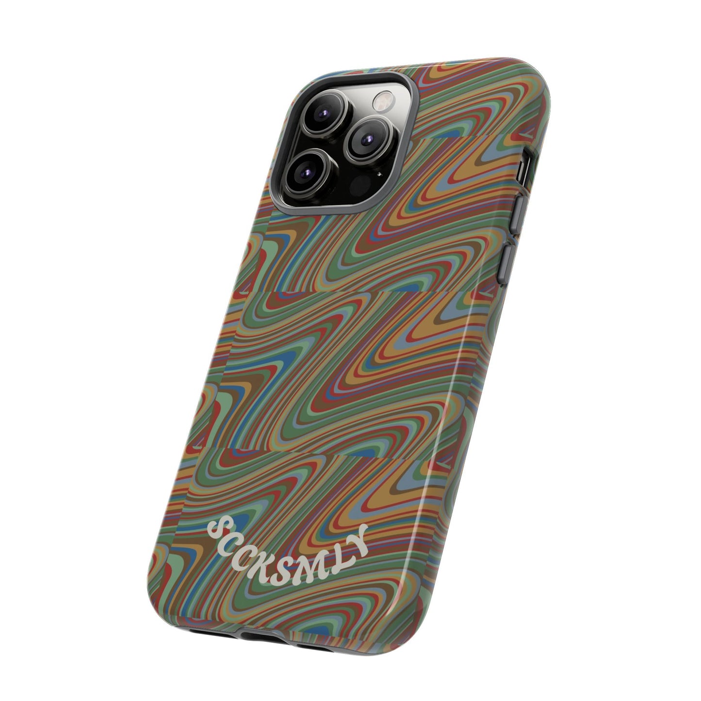 Earthly Waves Tough Phone Case for Apple