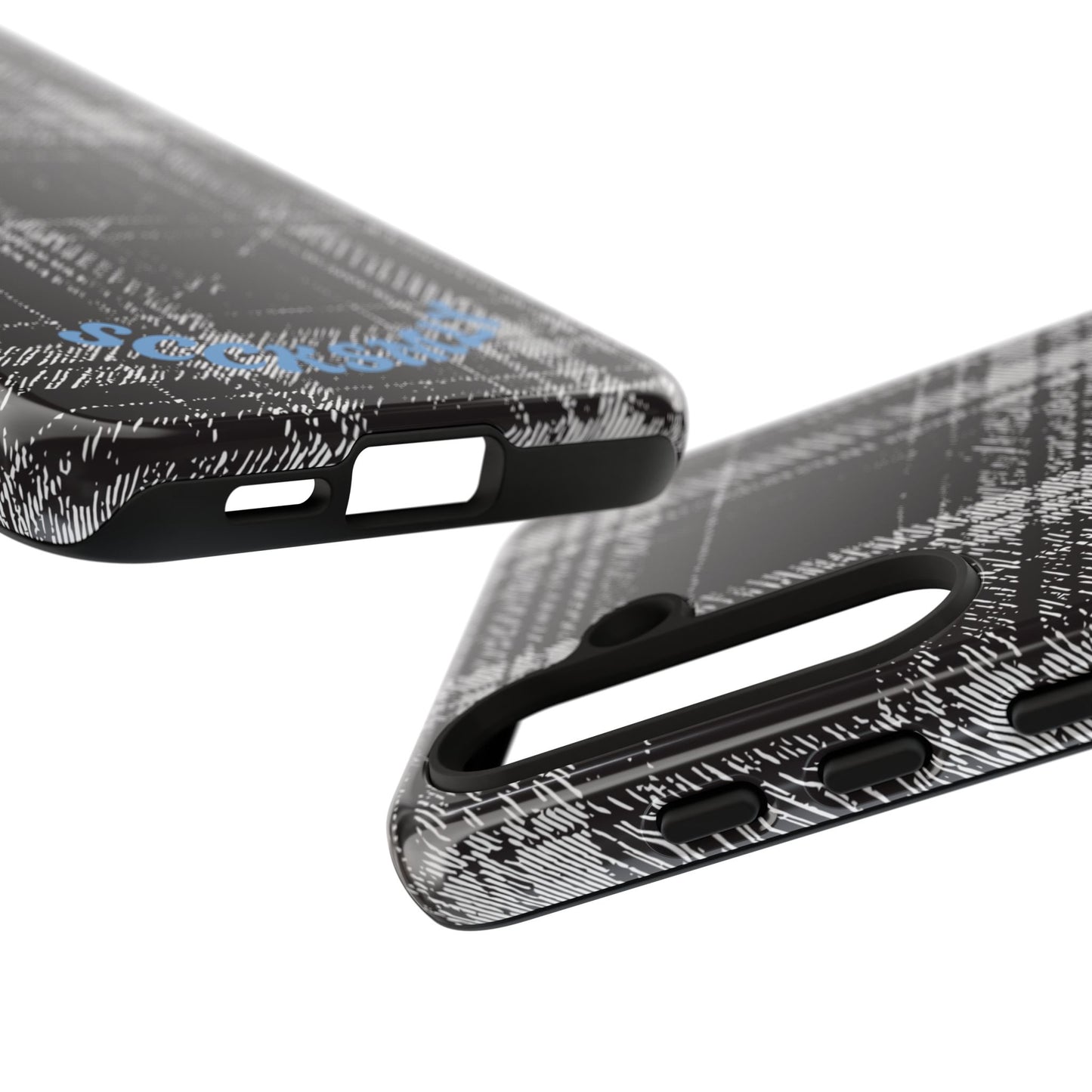 Smoky Grungy Plaid Phone Case for Samsung