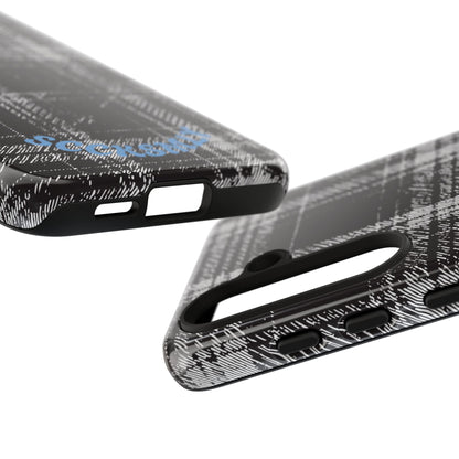 Smoky Grungy Plaid Phone Case for Samsung
