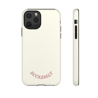 Sweet Oat Milk Tough Phone Case for Apple