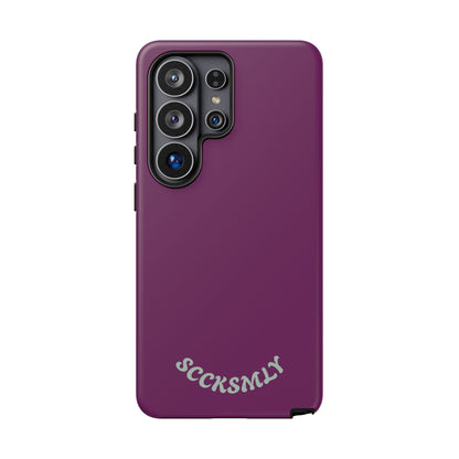 SOLID Amethyst Matte Tough Phone Case for Samsung