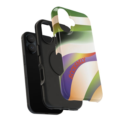 Green Waves Phone Case for Apple