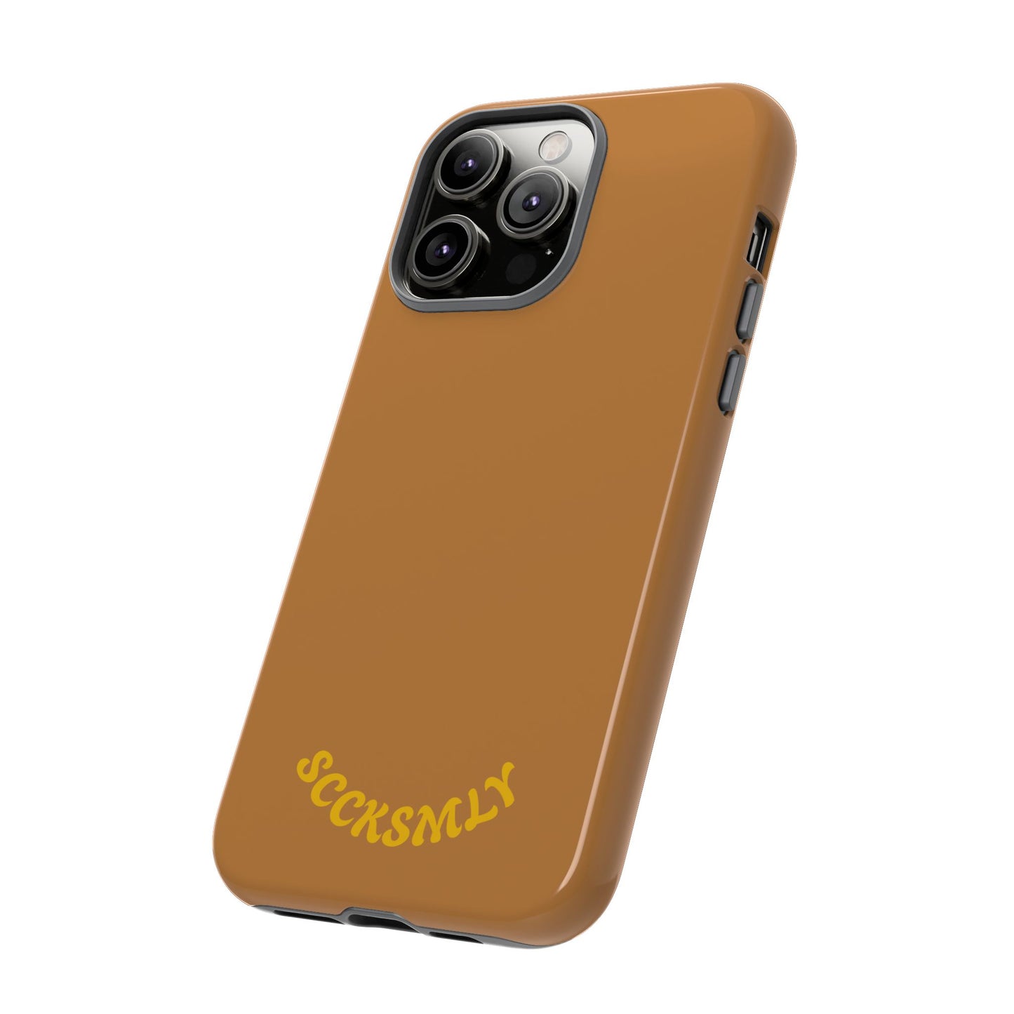 SOLID Spiced Caramel Tough Case for Apple