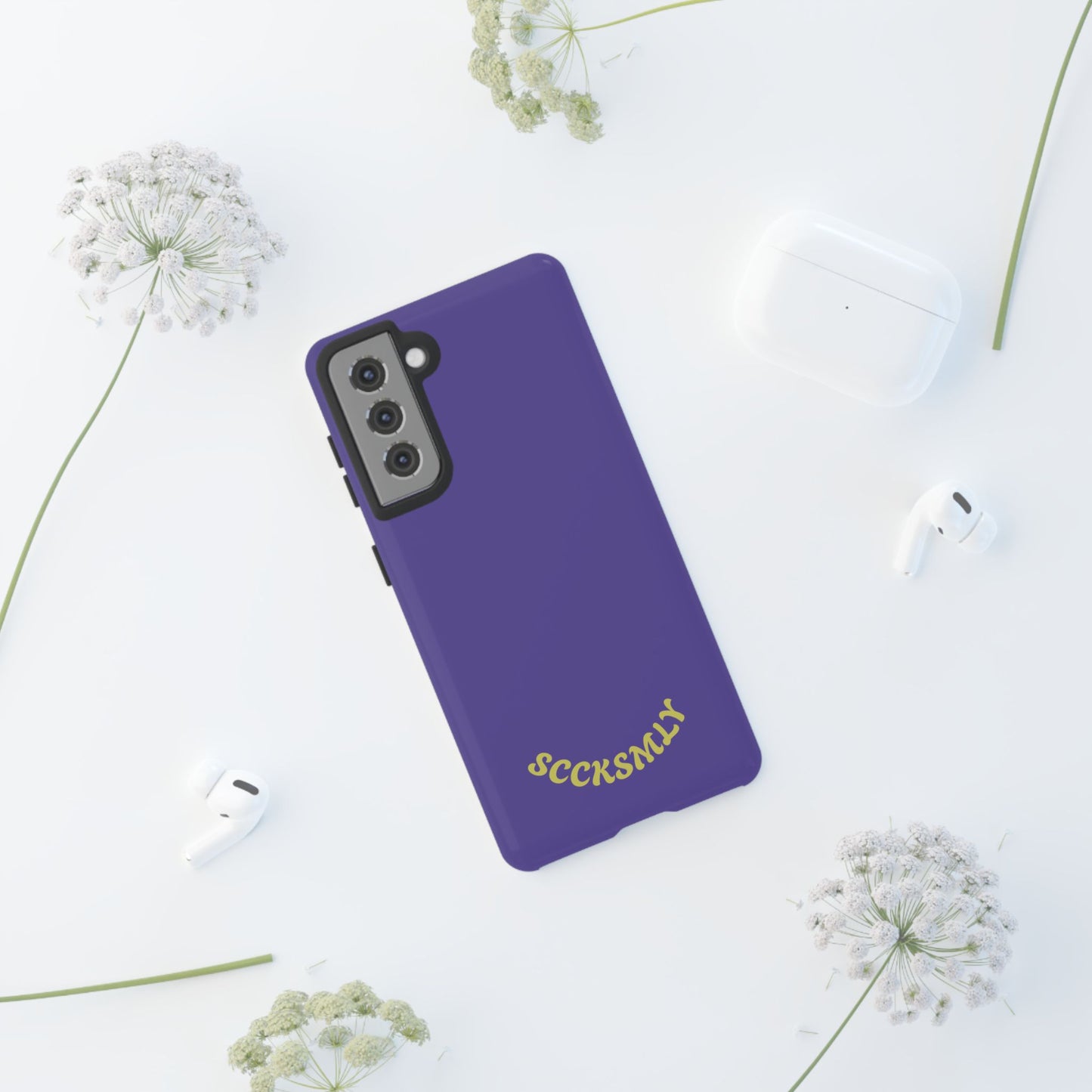 SOLID Dreamy Dusk Purple Tough Case for Samsung