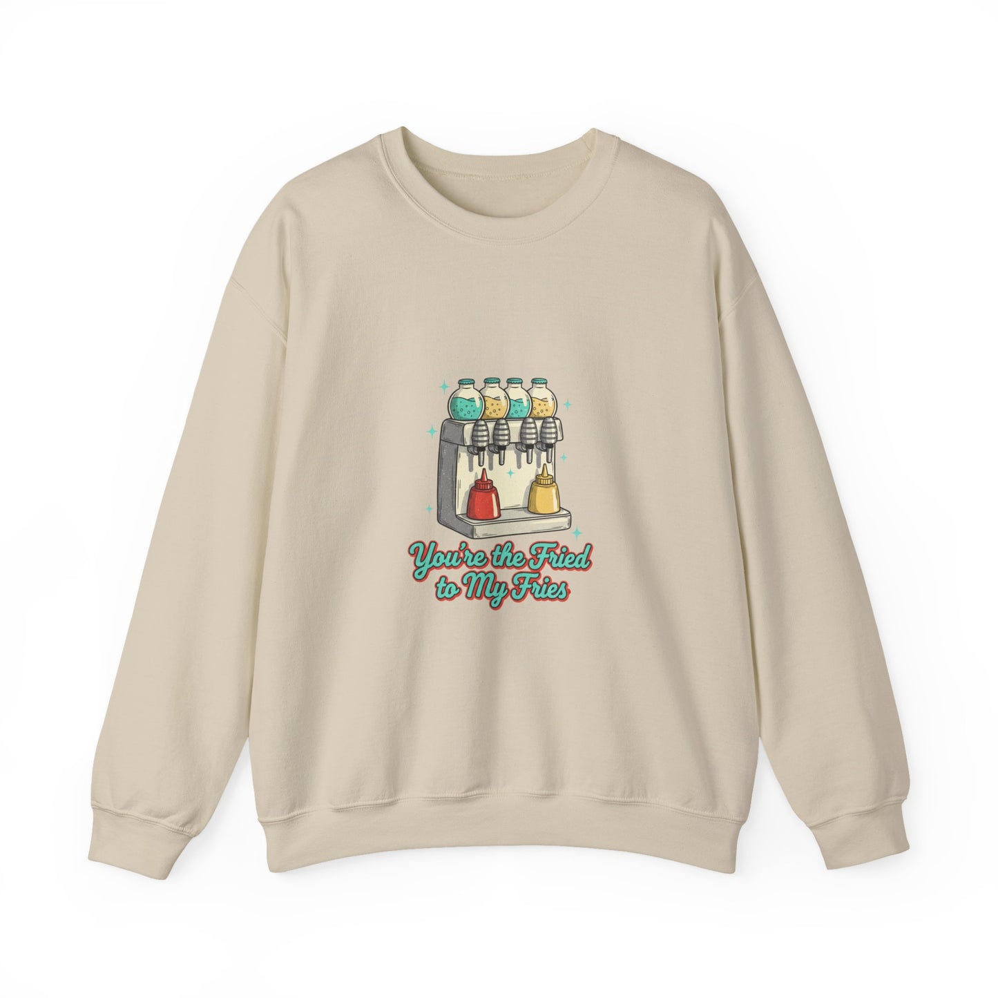 Soda Fountain Dispenser Sweatshirt | retro diner shirt, pantry label art