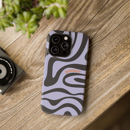 Purple Swirl Phone Case for Apple