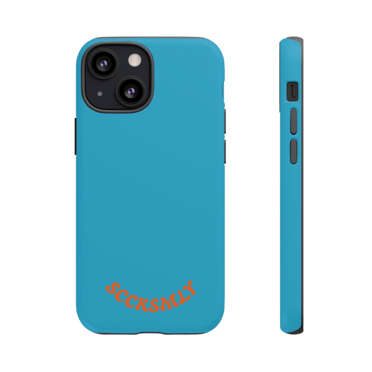SOLID Blue Spook Tough Case for Apple