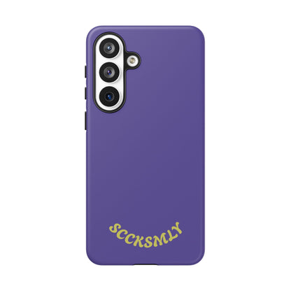 SOLID Dreamy Dusk Purple Tough Case for Samsung