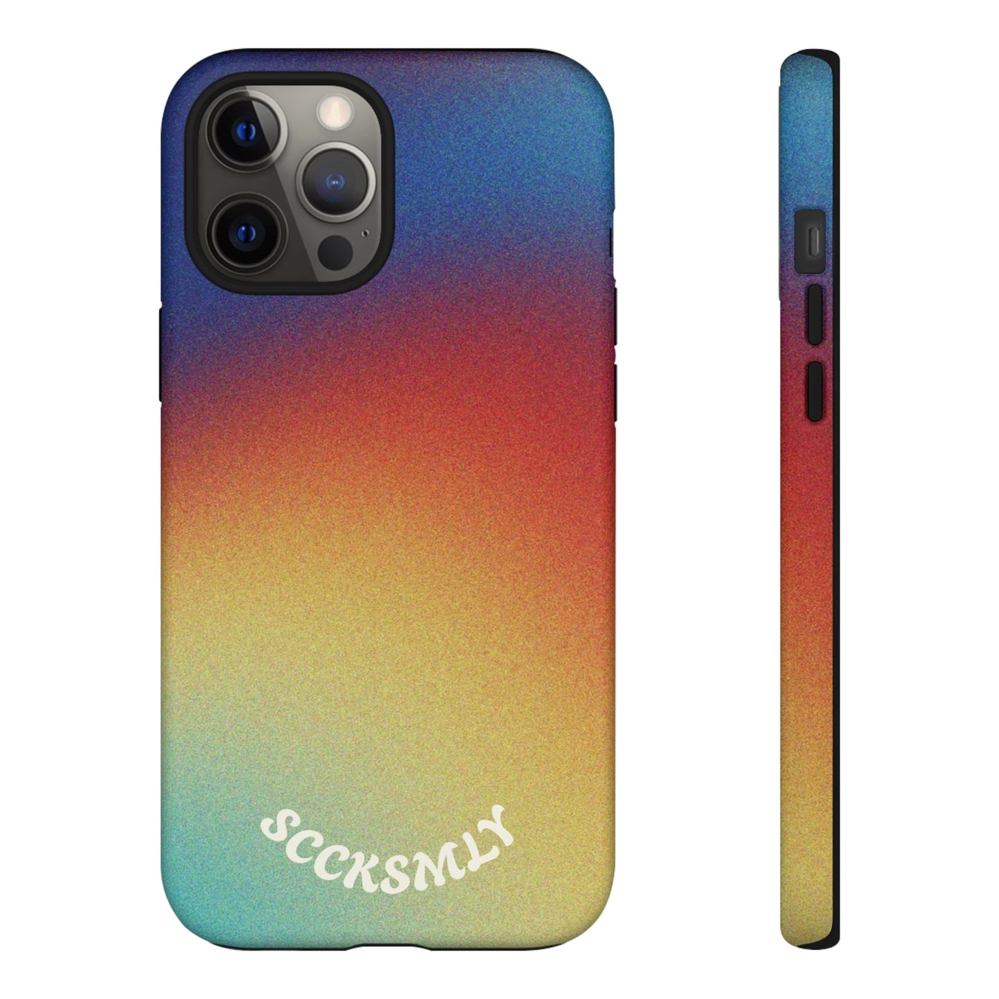 Faded Sunset Aura Tough Phone Case for Apple
