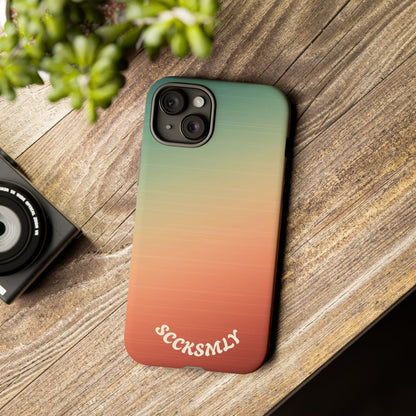 Warm Ombré Tough Phone Case for Apple