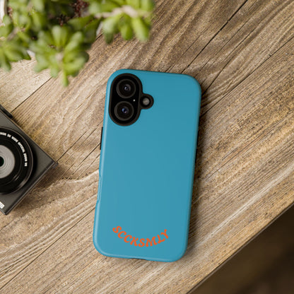 SOLID Blue Spook Tough Case for Apple