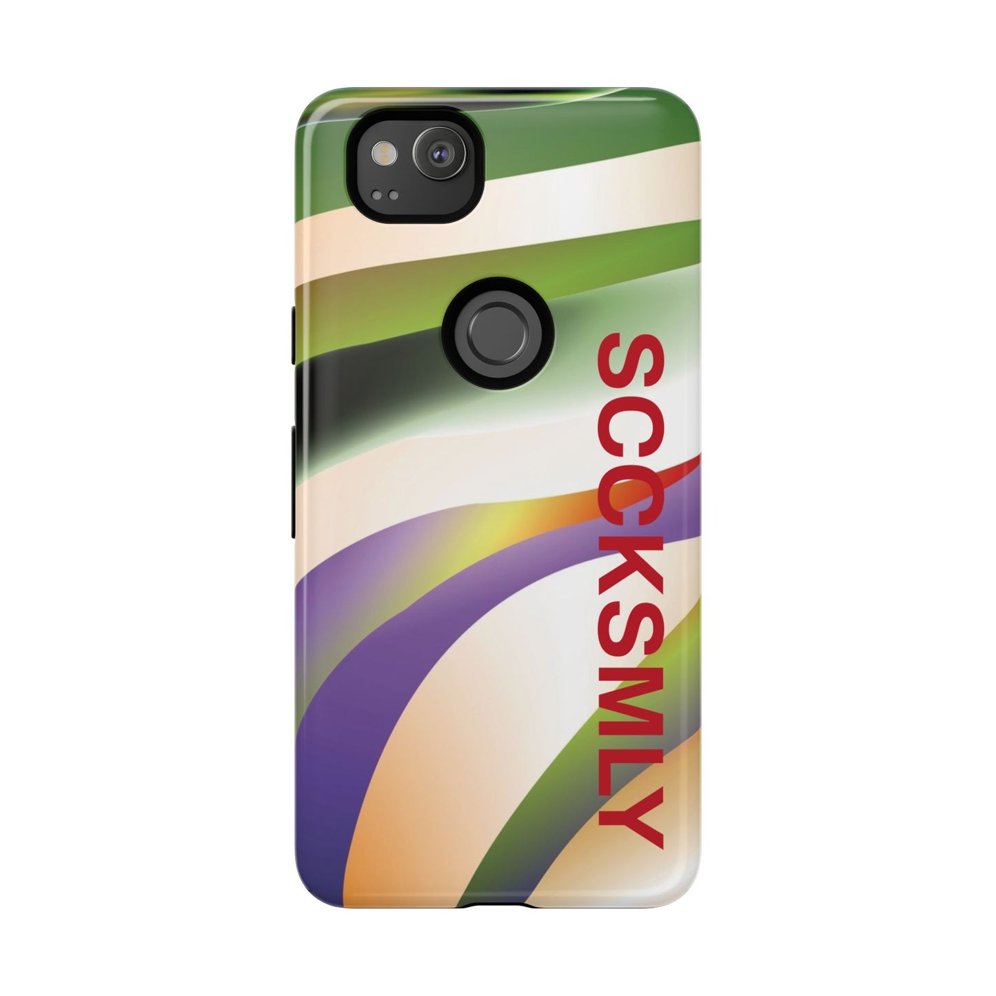 Green Waves Phone Case for Google Pixel