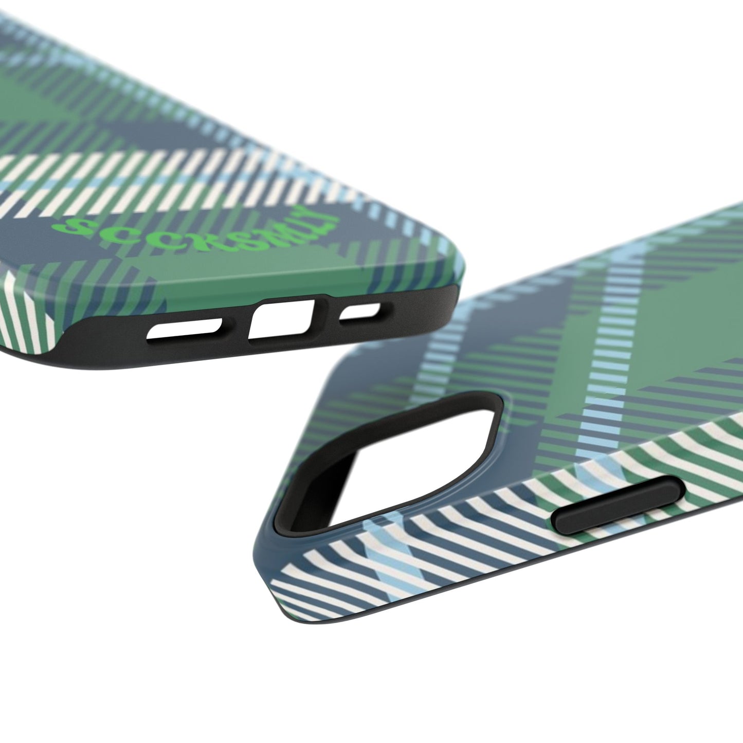 Earth and Sky Plaid Phone Case for Apple