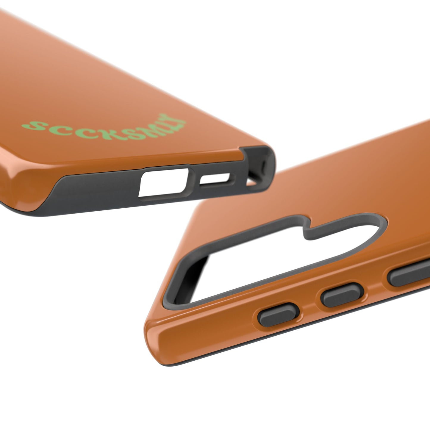SOLID Terracotta Coal Tough Case for Samsung