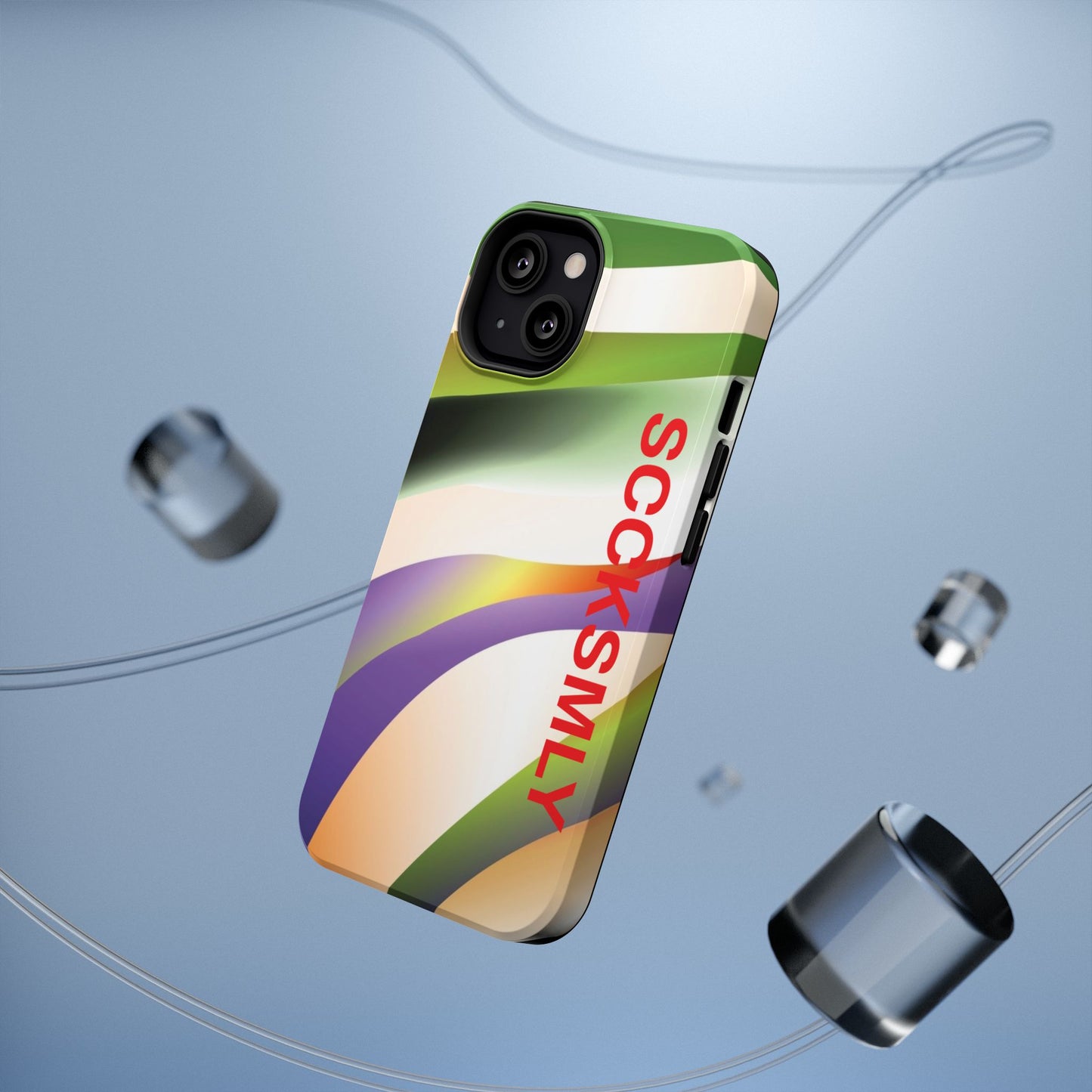 Green Waves Phone Case for "IOS or Apple"