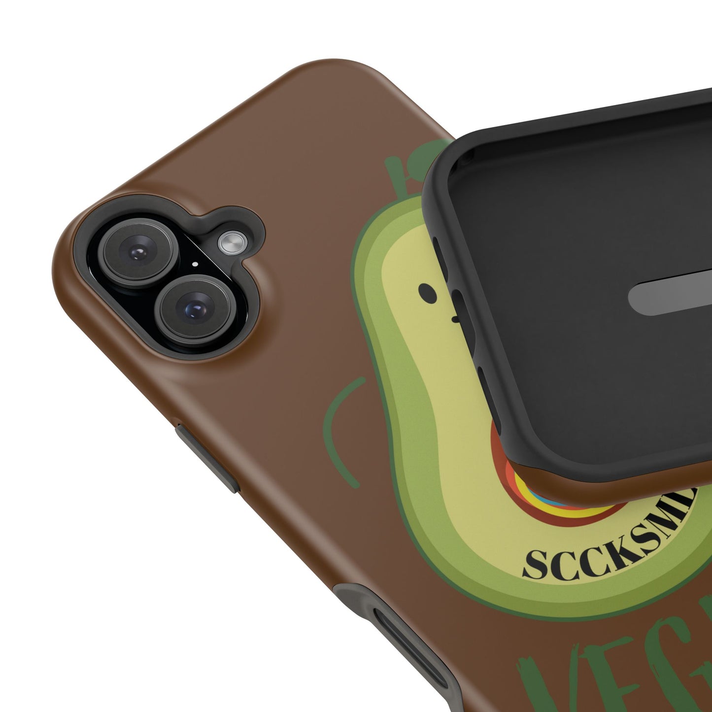 Playful Vegan Avocado Tough Phone Case Apple