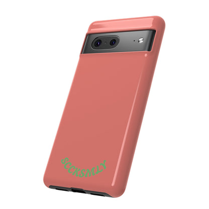 SOLID Guava Melon Wave Tough Phone Case for Google Pixel