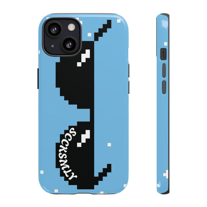 Pixel Glass Tough Phone Case for Apple