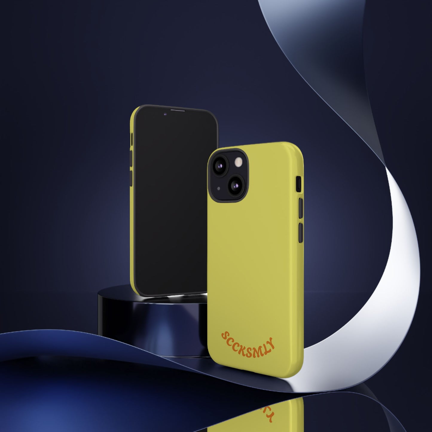 SOLID Lemon Dijon Glaze Tough Case for Apple