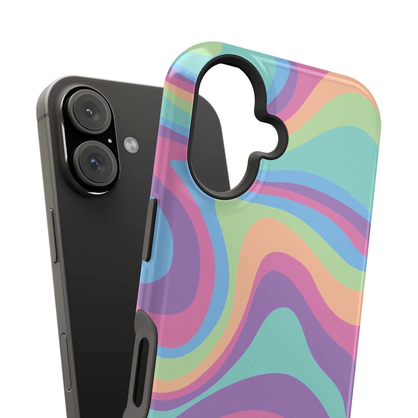 Pastel Swirl Phone Case for Apple
