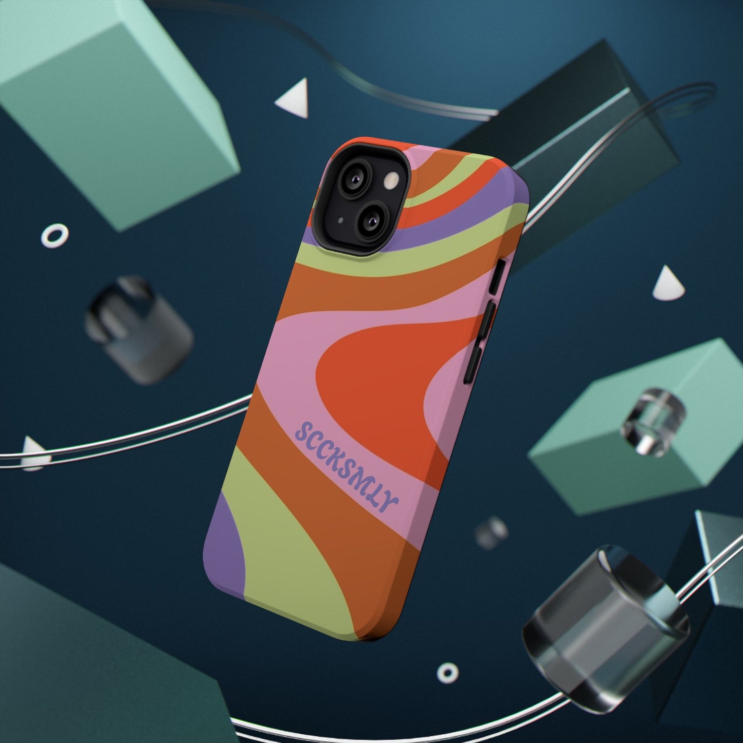 Curvy Swirl Phone Case for Apple