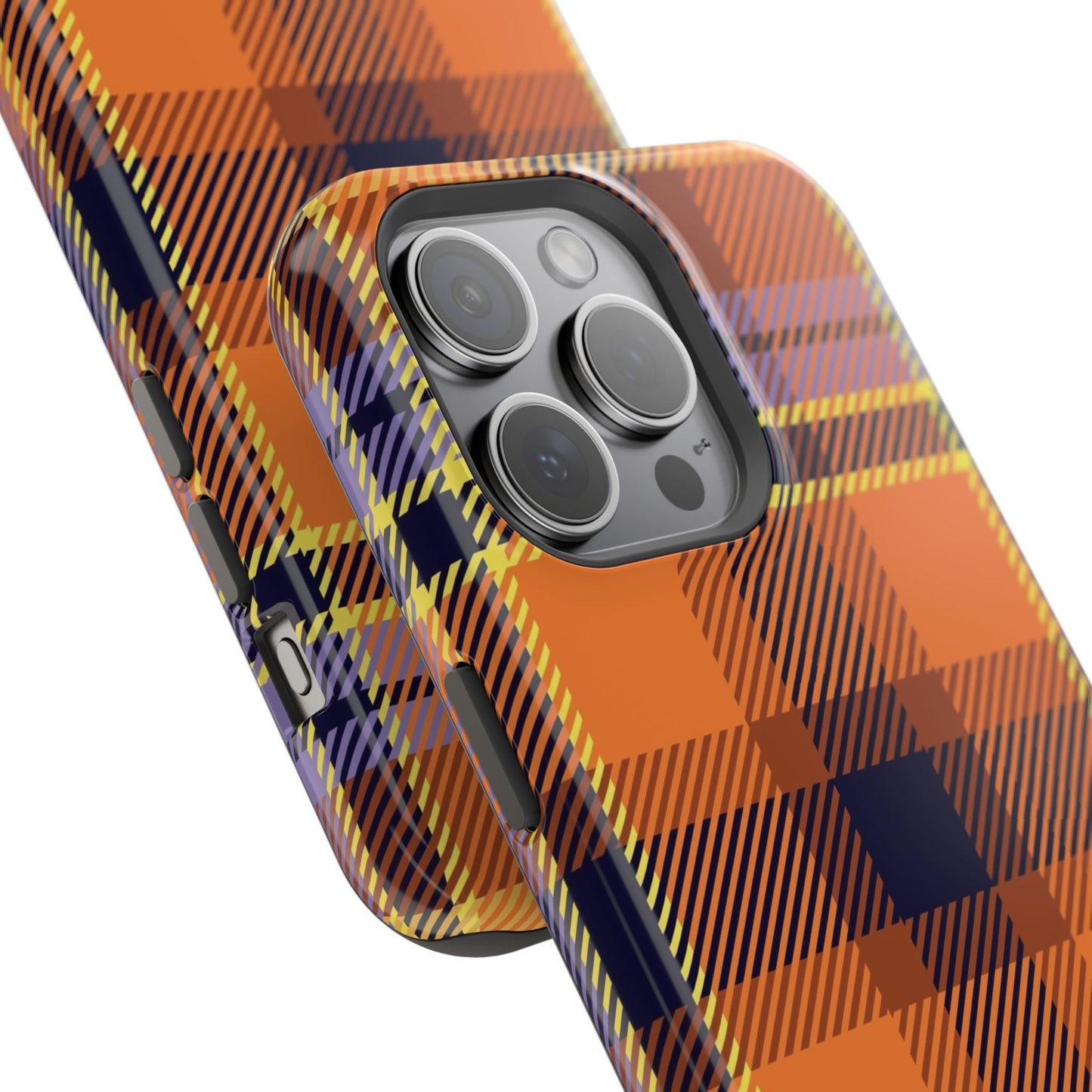 Orange Sickle Plaid  Phone Case for Apple