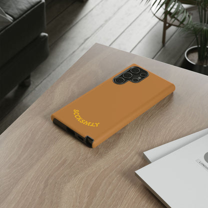 SOLID Spice Caramel Tough Case for Samsung