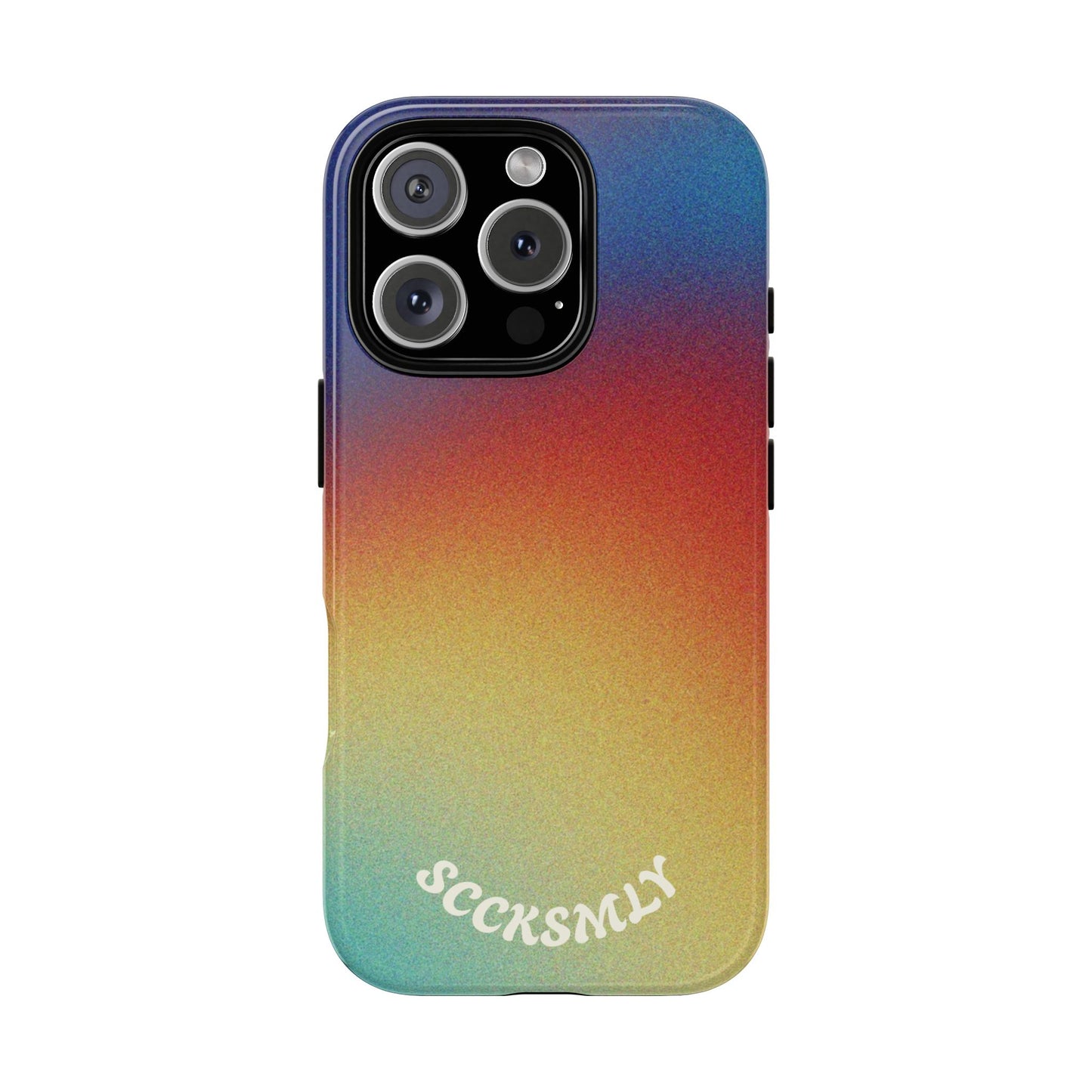 Faded Sunset Aura Tough Phone Case for Apple