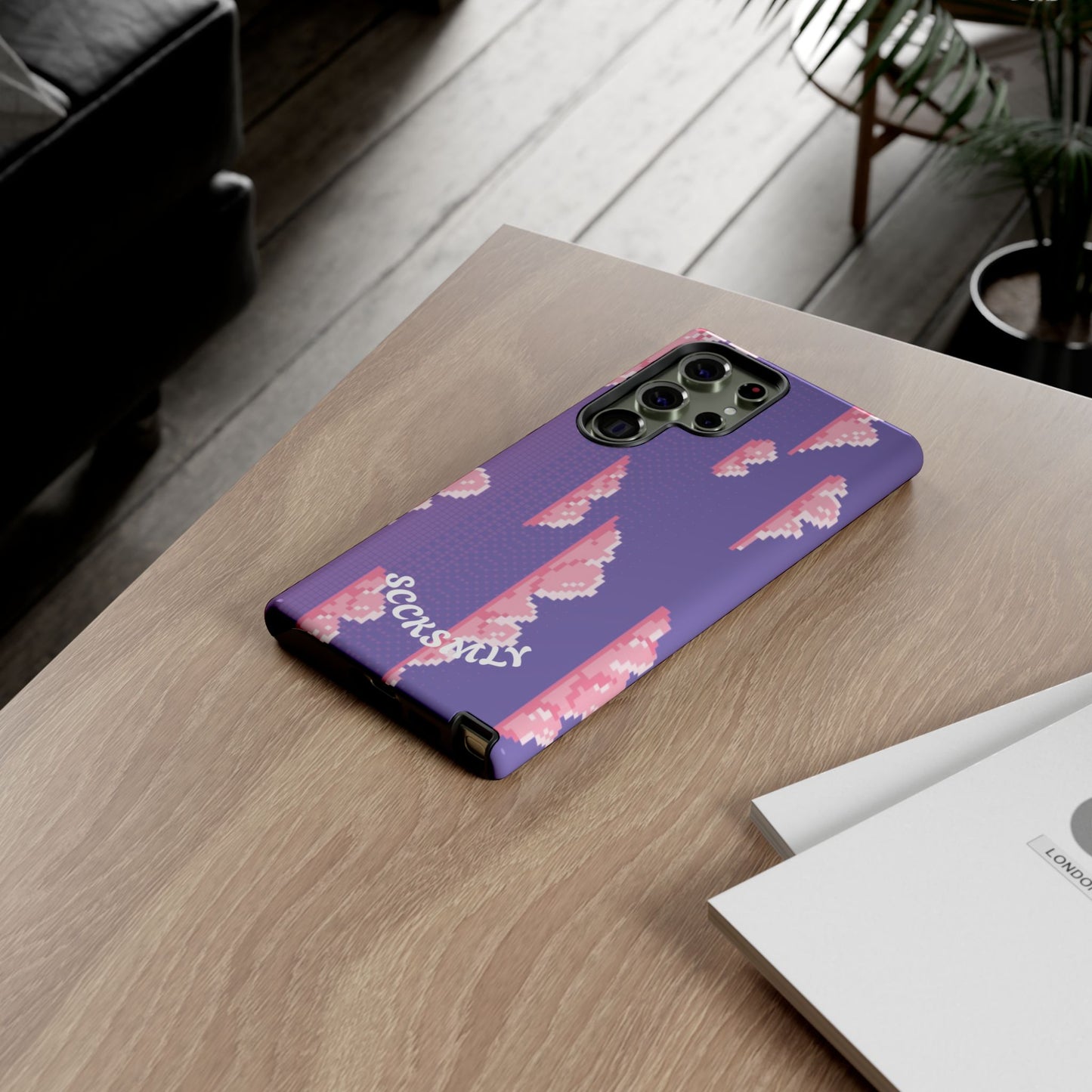 Purple Cotton Candy Sky Tough Phone Case for Samsung
