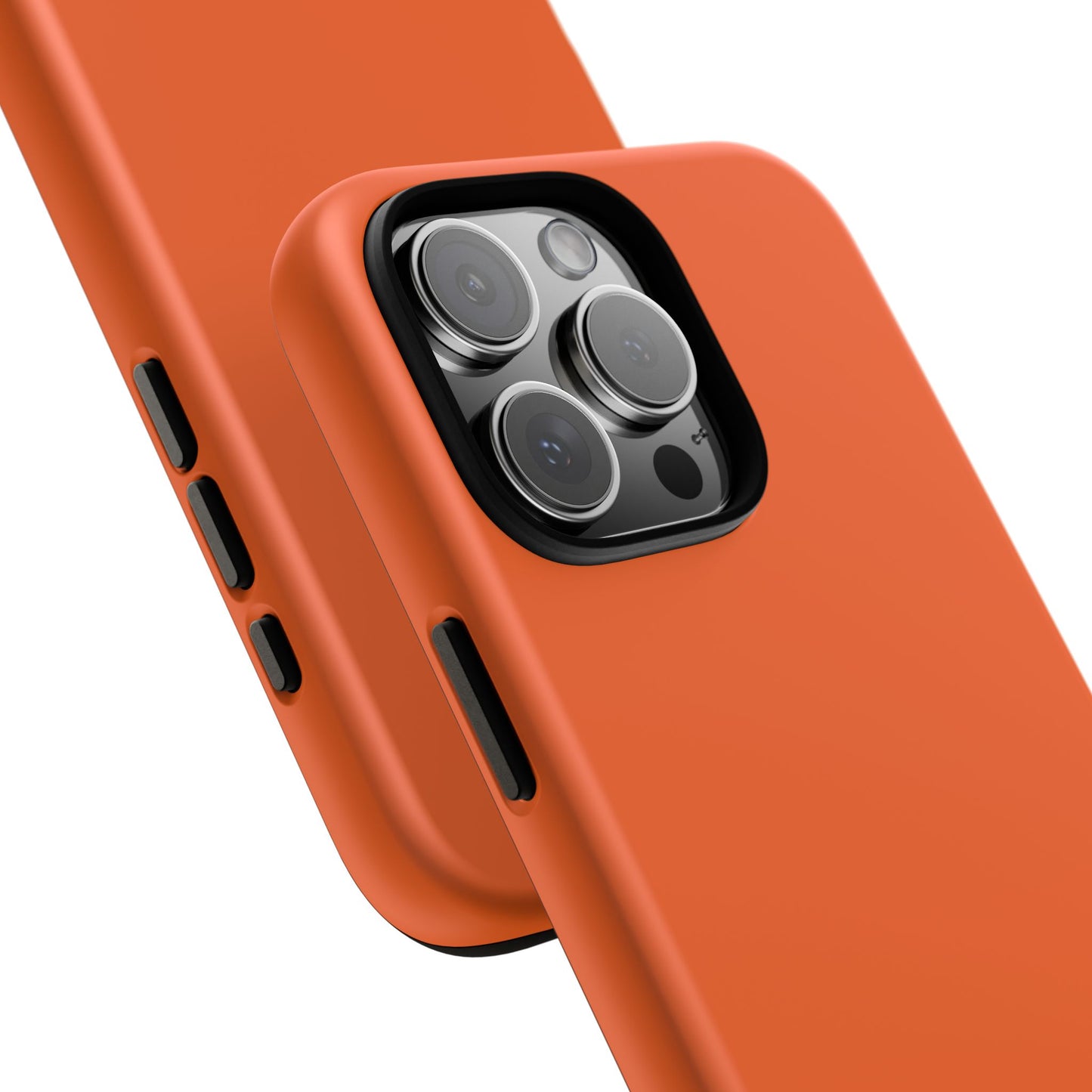 SOLID Tangerine Tough Case for Apple