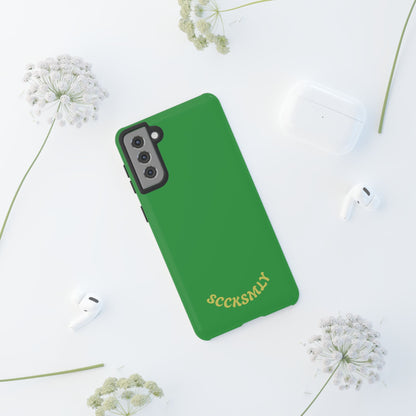 SOLID Green Grin Tough Case for Samsung