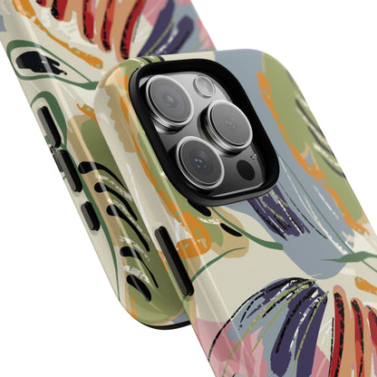 Botanical Strokes Palette Tough Phone Case for Apple