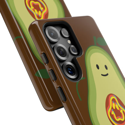 Playful Vegan Avocado Phone Case for Samsung