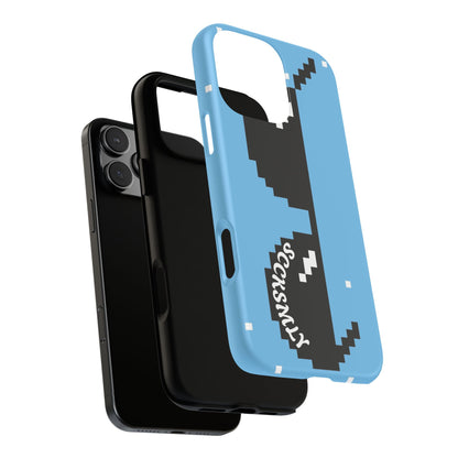 Pixel Glass Tough Phone Case for Apple