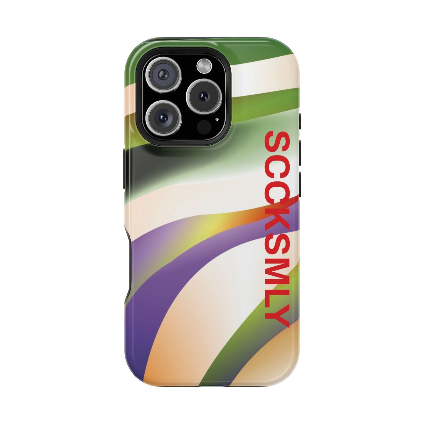 Green Waves Phone Case for "IOS or Apple"