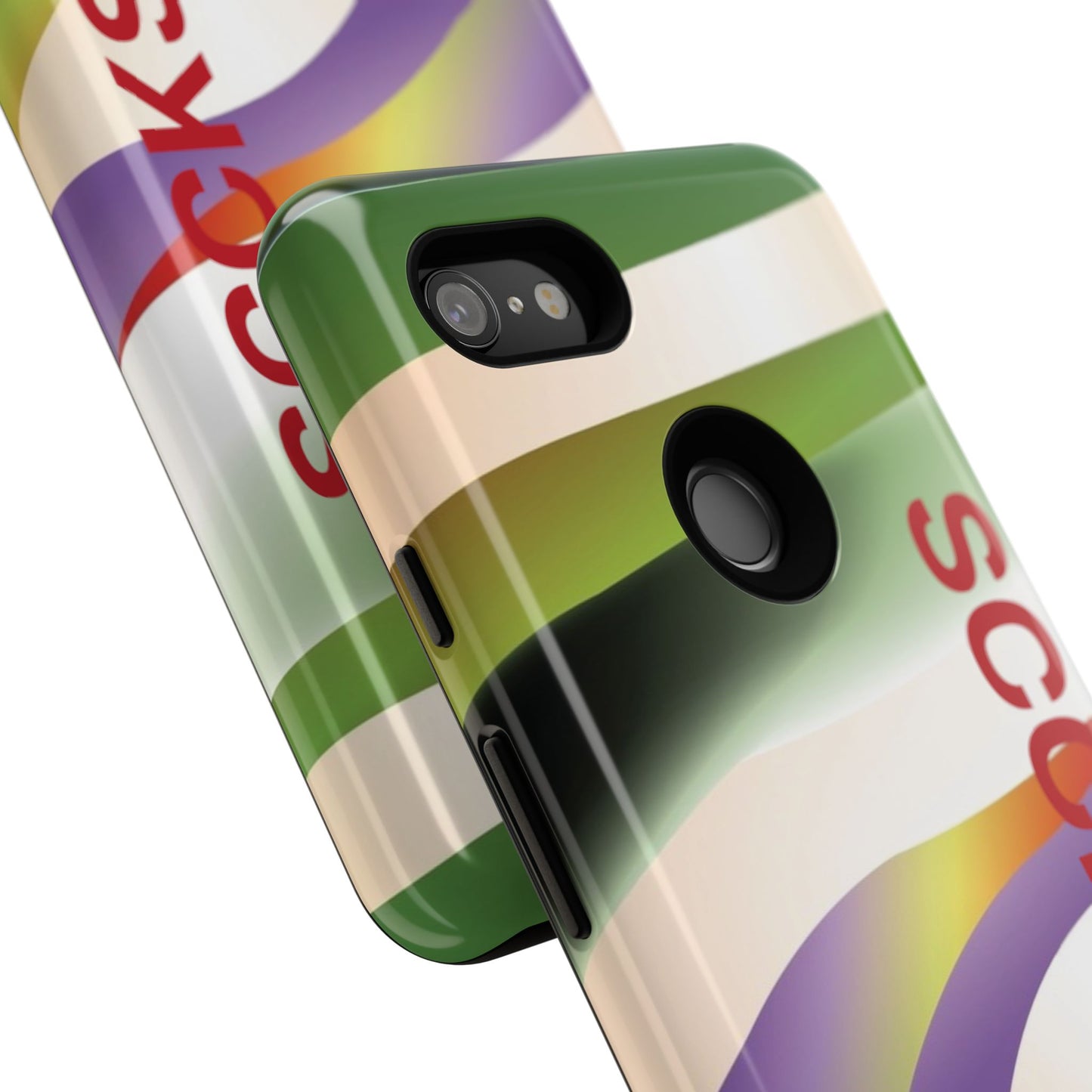 Green Waves Phone Case for Google Pixel