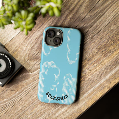 Comic Dot Sky Tough Phone Case for Apple