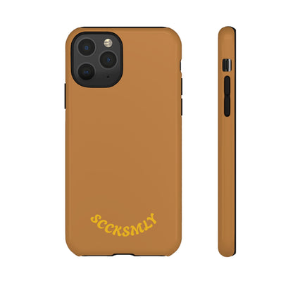 SOLID Spiced Caramel Tough Case for Apple