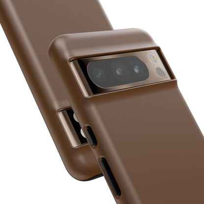 SOLID Chocolate Coco Tough Case for Google Pixel