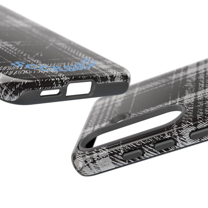 Smoky Grungy Plaid Phone Case for Samsung