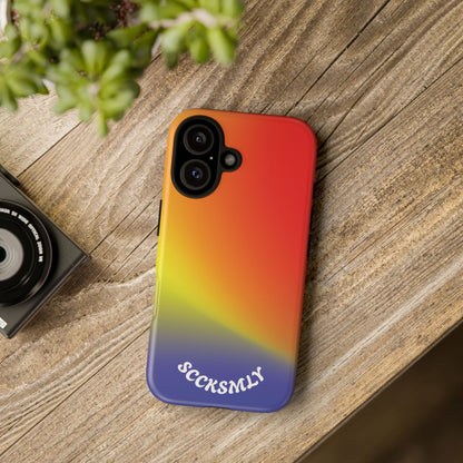 Volcanic Rain Tough Phone Case for Apple