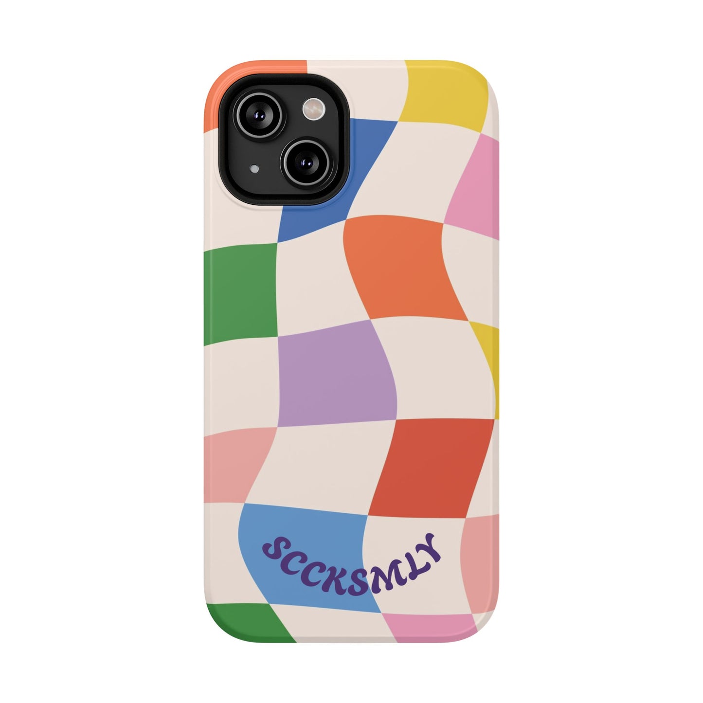 Checker Flicker Phone Case "IOS or Apple"