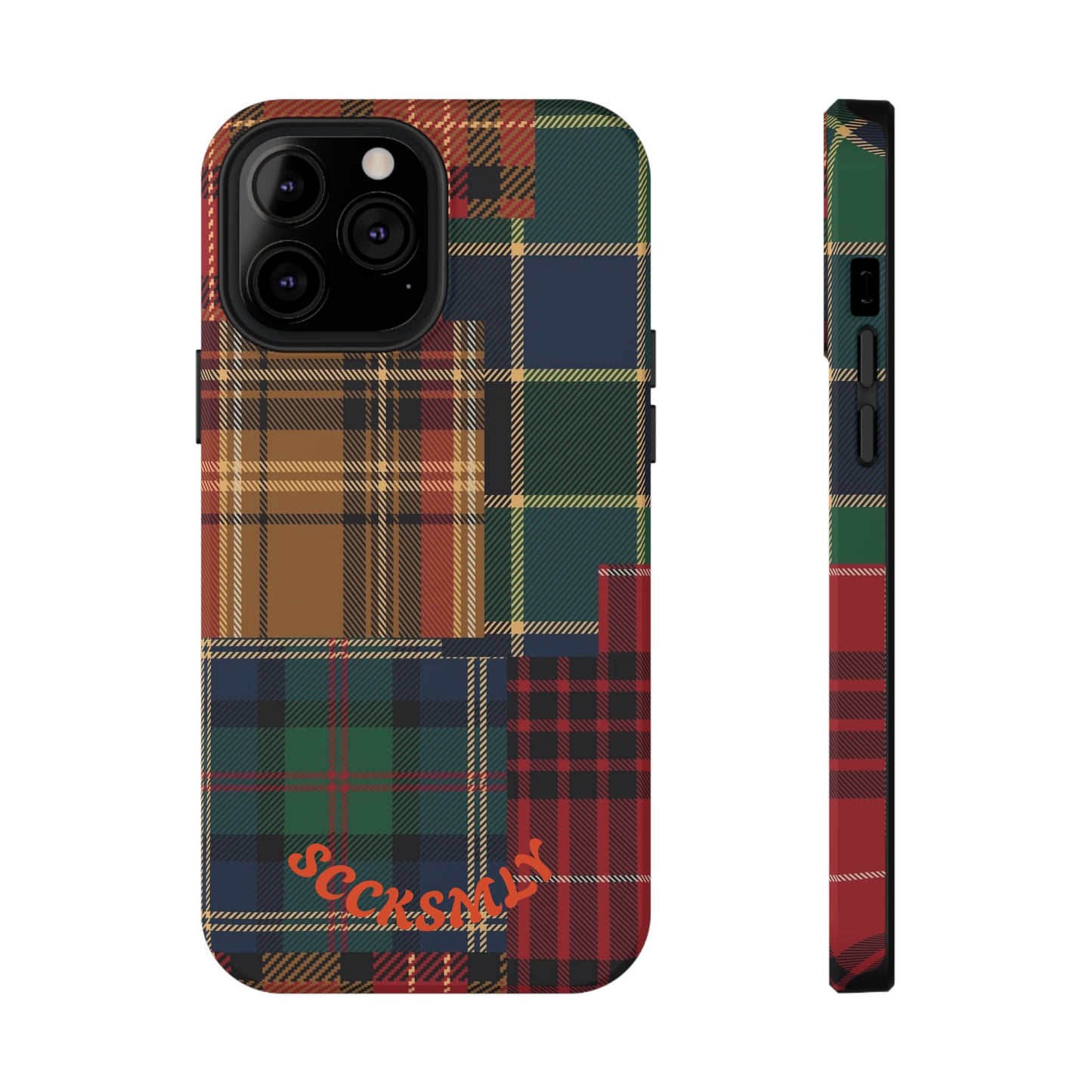 Heritage Hues Patchwork Tough Phone Case for Apple