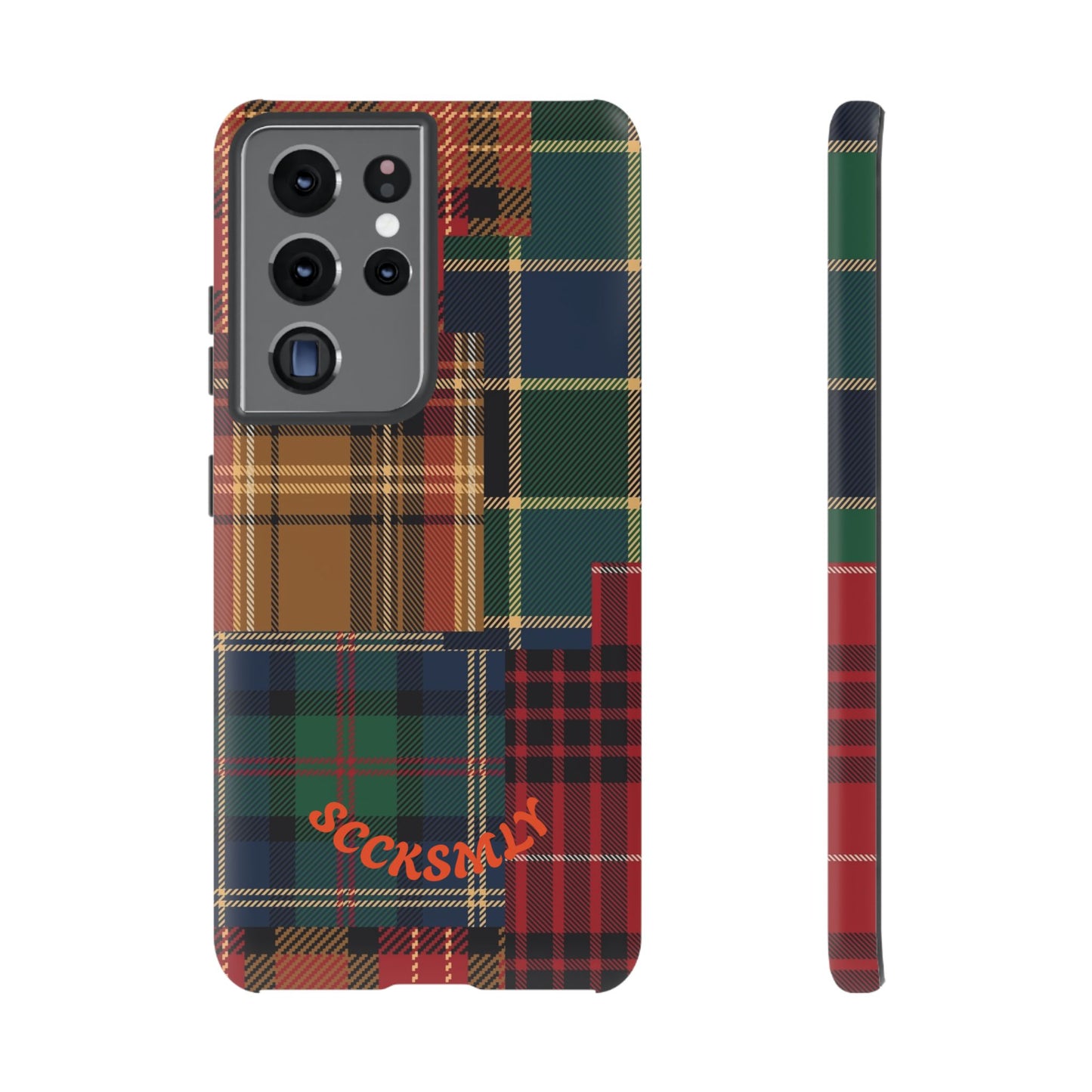 Heritage Hues Patchwork Tough Phone Case for Samsung
