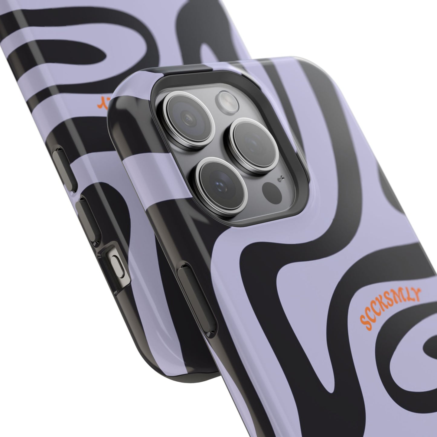 Purple Swirl Phone Case for "IOS or Apple"