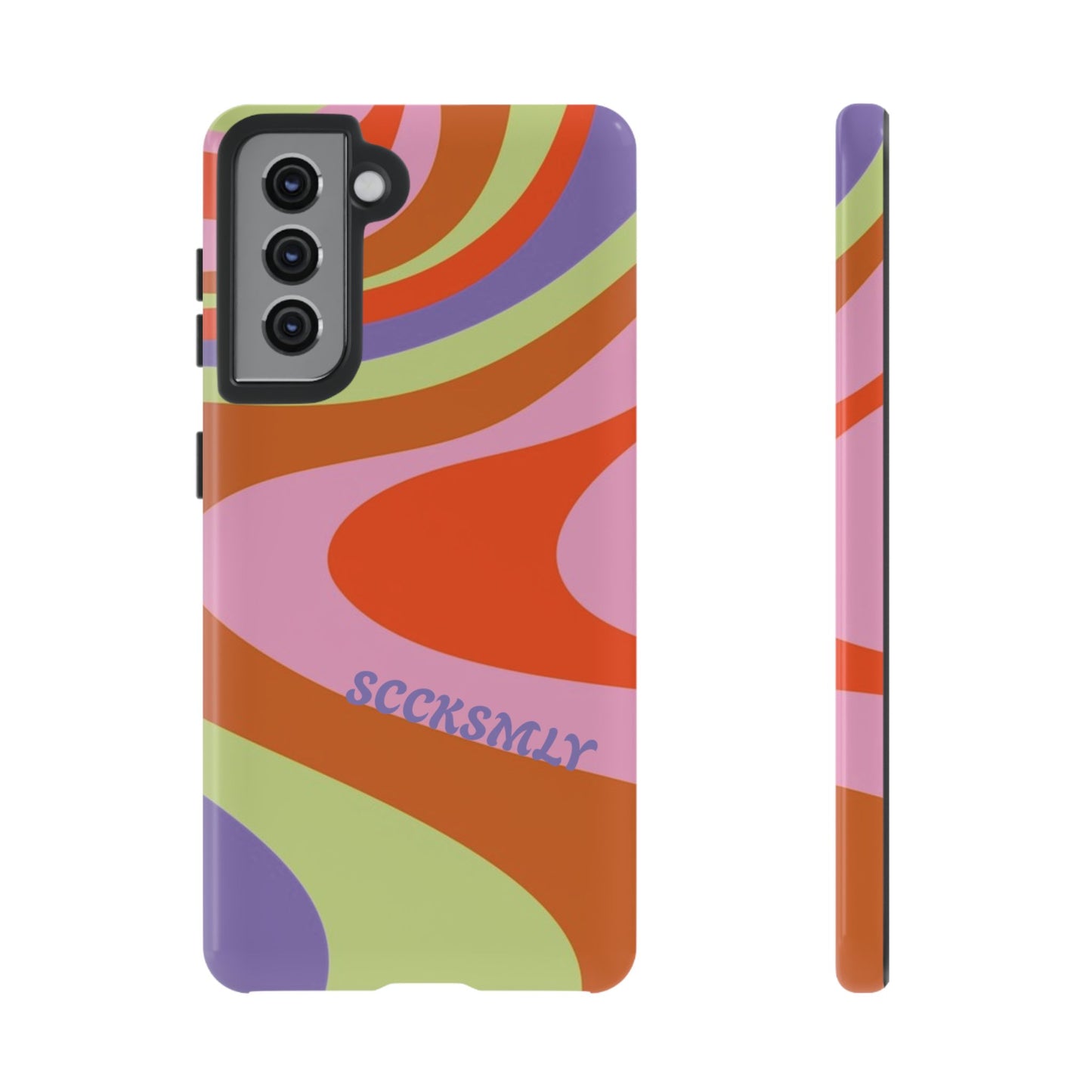 Curvy Swirl Phone Case for Samsung