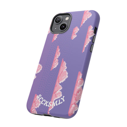 Purple Cotton Candy Sky Tough Phone Case for Apple